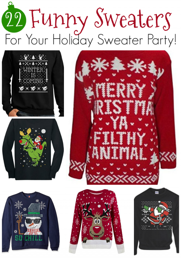 22 Ugly Sweaters for your Holiday Party - The Green Eyed Lady Blog
