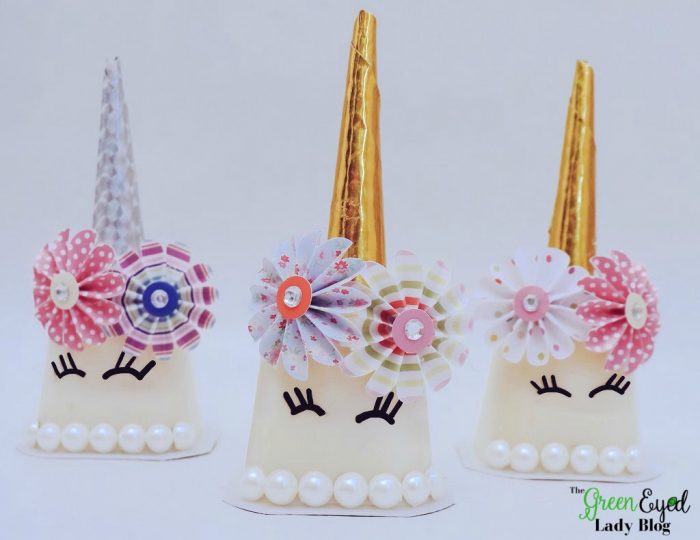 Fun & Easy Summer Craft: Unicorn Pudding Cups - The Green Eyed Lady Blog